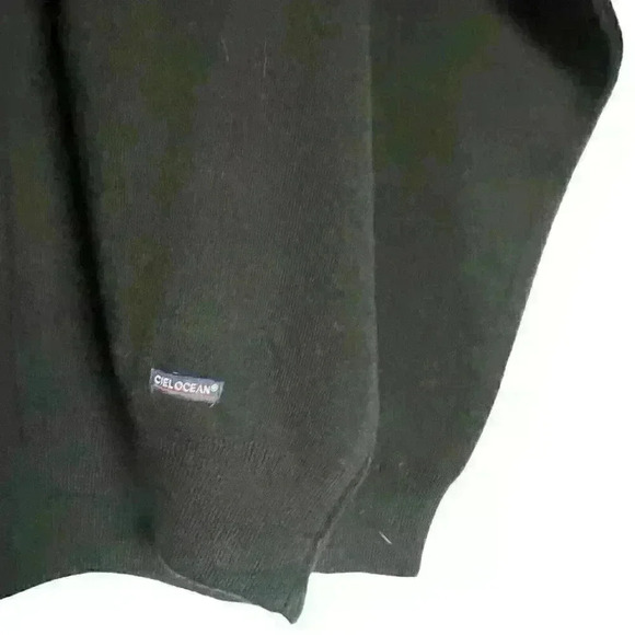 Ciel Ocean Sz L/XL Wool Blend Nautical Sweater Cozy Sailing French Resort Wear - Picture 11 of 15